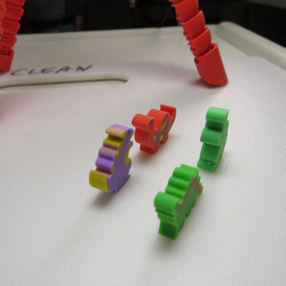 Easter Egg Filler: Small Dinosaur Erasers (24 items) Dinosaurs (they stand up) - Picture 8 of 9